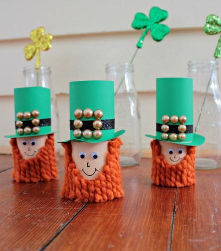 Toilet Paper Roll Leprechaun Craft