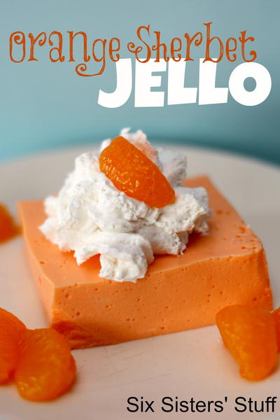 Orange Sherbet Jell-O Orange Sherbet Jell-O