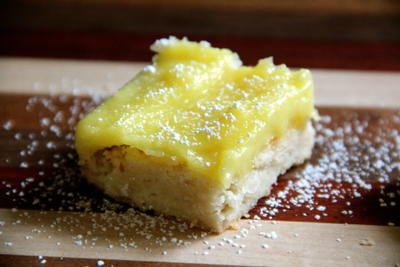 Tropical Pineapple Curd Bars