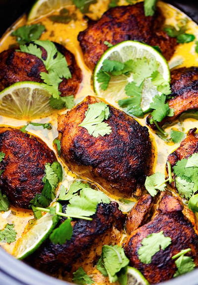 Slow Cooker Cilantro Lime Chicken Slow Cooker Cilantro Lime Chicken