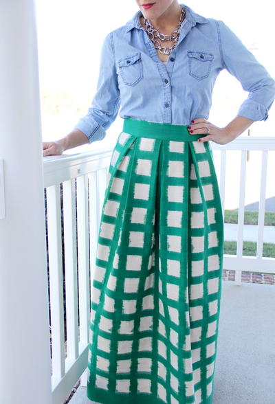 Pretty Woman DIY Maxi Skirt Pretty Woman DIY Maxi Skirt