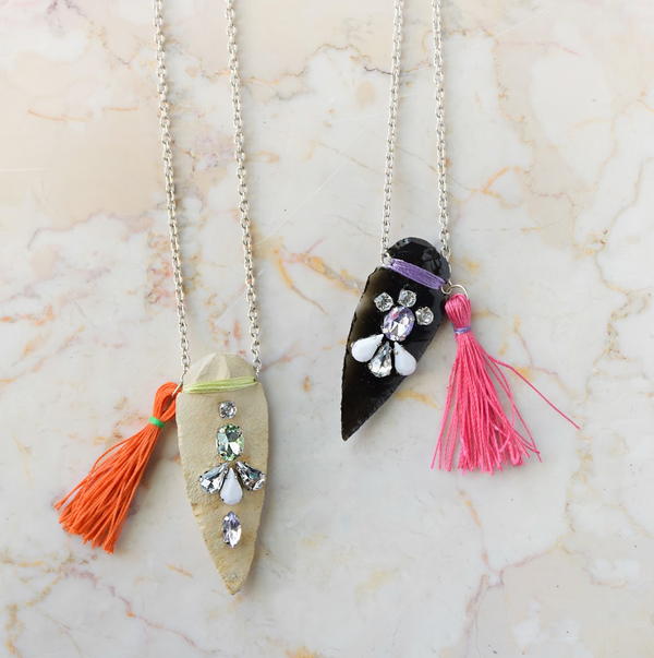 Mystical Arrowhead DIY Necklaces Mystical Arrowhead DIY Necklaces