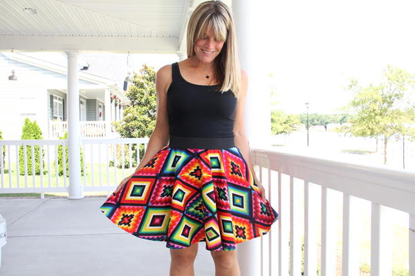 Good Vibrations DIY Circle Skirt Good Vibrations DIY Circle Skirt