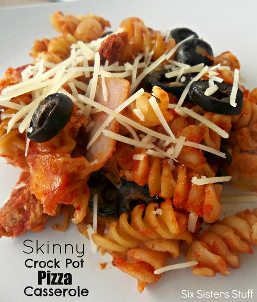 Skinny Pizza Pasta Casserole Skinny Pizza Pasta Casserole