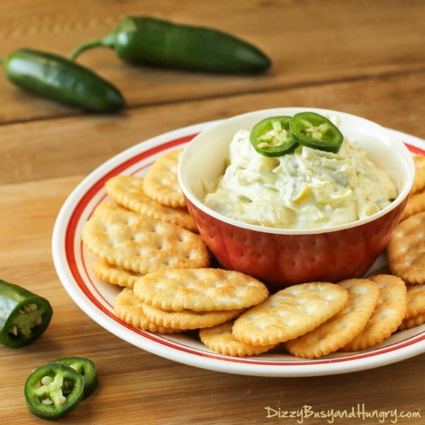 Lightened-Up Jalapeno Artichoke Dip Lightened-Up Jalapeno Artichoke Dip