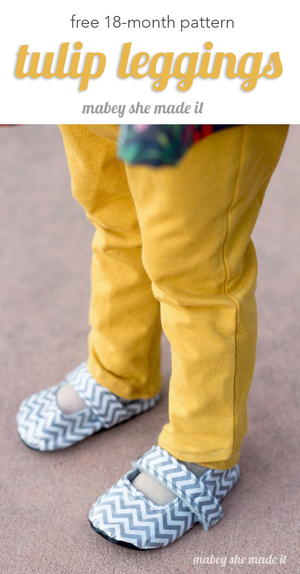 Trendy Tulip Leggings Pattern Trendy Tulip Leggings Pattern