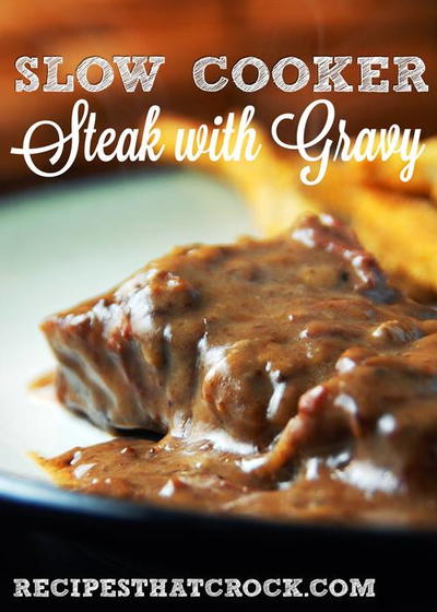 Four Ingredient Steak with Gravy Four Ingredient Steak with Gravy
