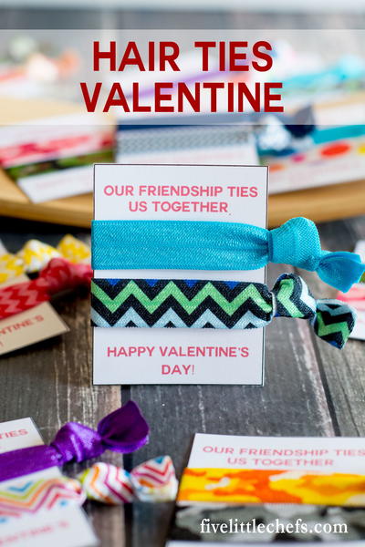 Hair Tie Valentines