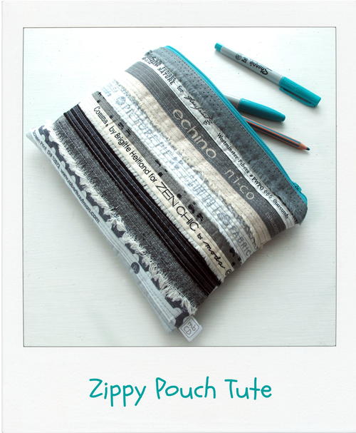 Selvedge Zippy Pouch Tute