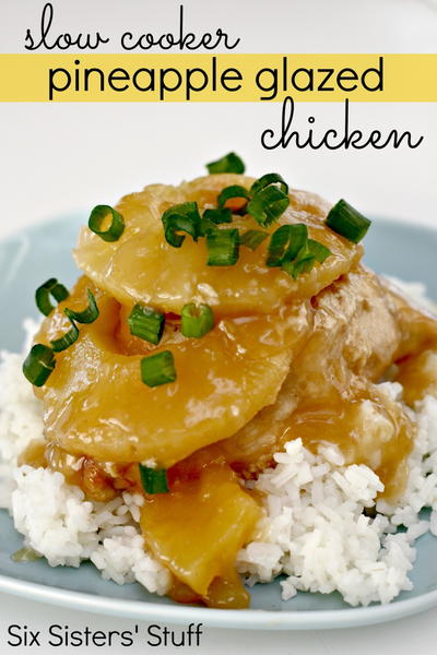 Slow Cooker Pineapple Glazed Chicken Slow Cooker Pineapple Glazed Chicken
