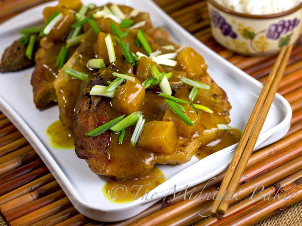 Slow Cooker Tropical Pineapple Pork Chops Slow Cooker Tropical Pineapple Pork Chops