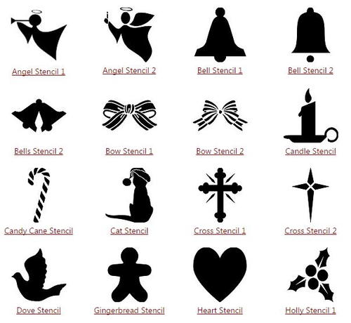 Stencils freeprintablestencils Printable Christmas Stencils | AllFreeChristmasCrafts.com