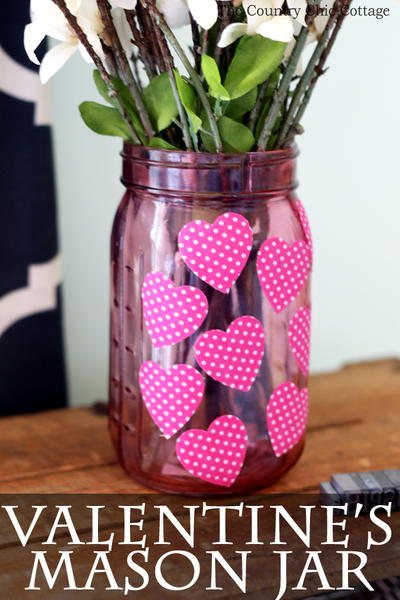 Cute Valentines Day Mason Jar Cute Valentine's Day Mason Jar