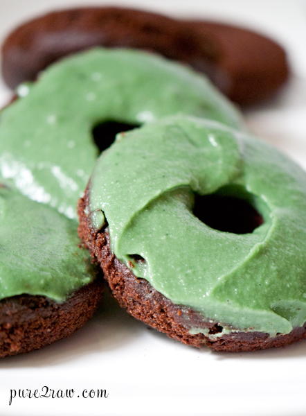 Chocolate Mint Cake Donuts Chocolate Mint Cake Donuts