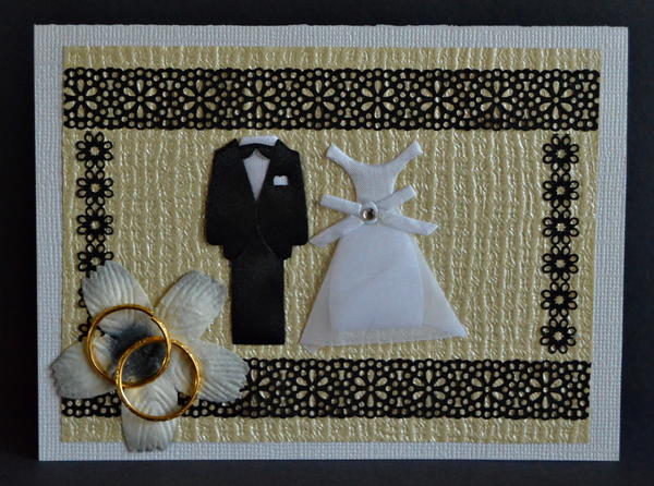 Black and Gold DIY Wedding Invitation Black and Gold DIY Wedding Invitation