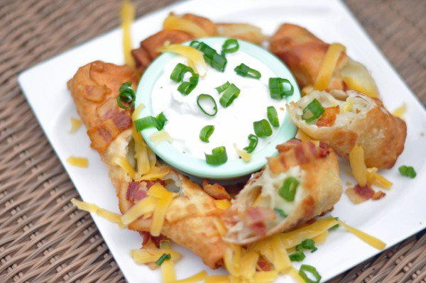 Homemade Grand Lux Cafe Double Stuffed Potato Spring Rolls Homemade Grand Lux Cafe Double Stuffed Potato Spring Rolls