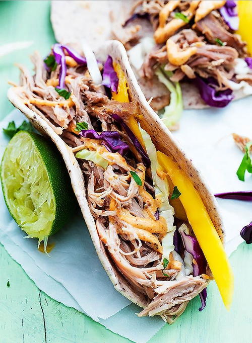 Slow Cooker Kalua Pork Tacos Slow Cooker Kalua Pork Tacos