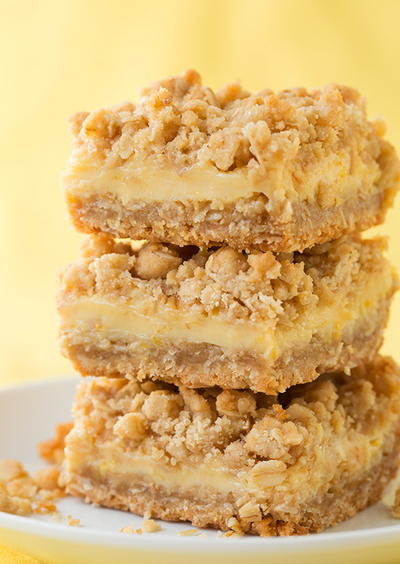 Lemon Creme Crumb Bars