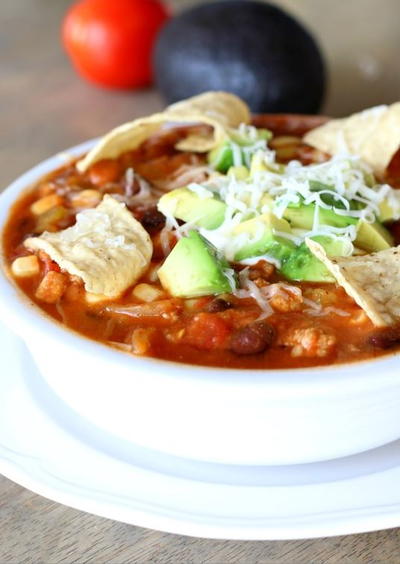 Slow Cooker Skinny Taco Chili Slow Cooker Skinny Taco Chili