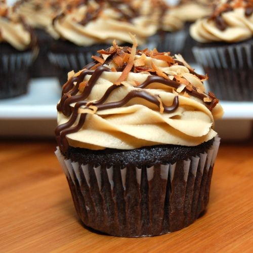 Homemade Samoa Cupcakes Homemade Samoa Cupcakes