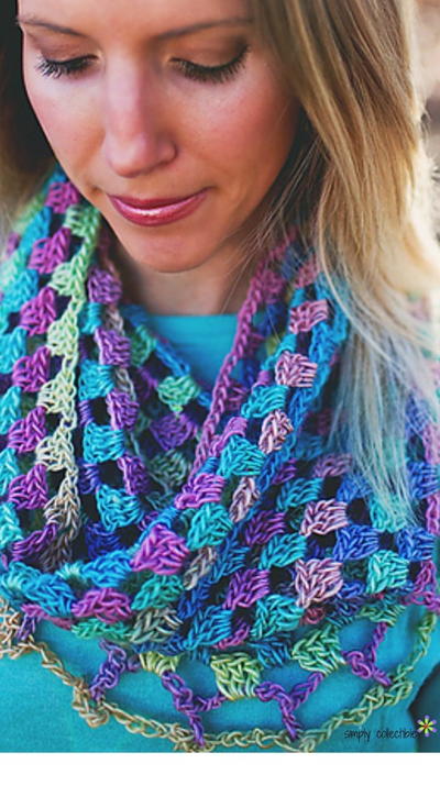 Lilys Sweetheart Crochet Cowl