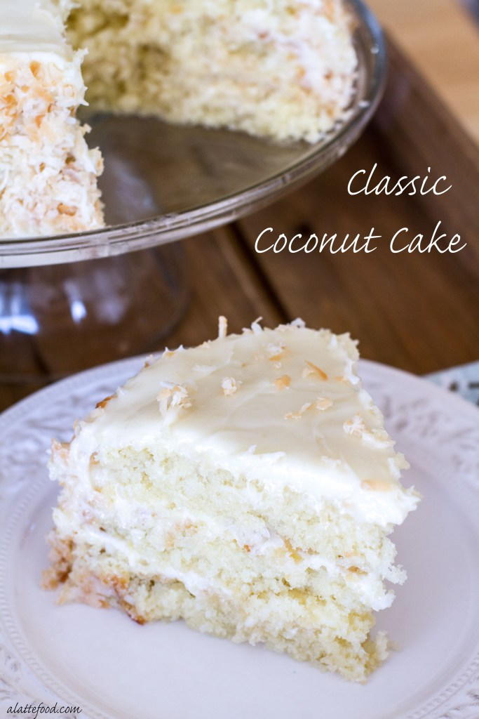 Classic Coconut Cake with Cream Cheese Frosting | FaveSouthernRecipes.com