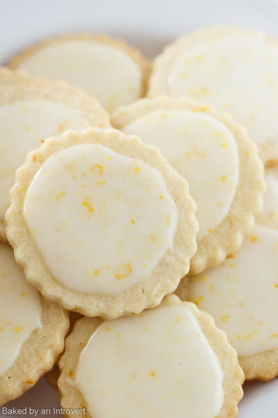Iced Meyer Lemon Cookies