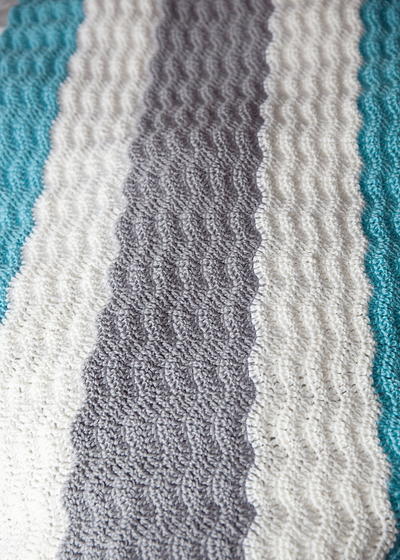 Tiny Waves Baby Blanket