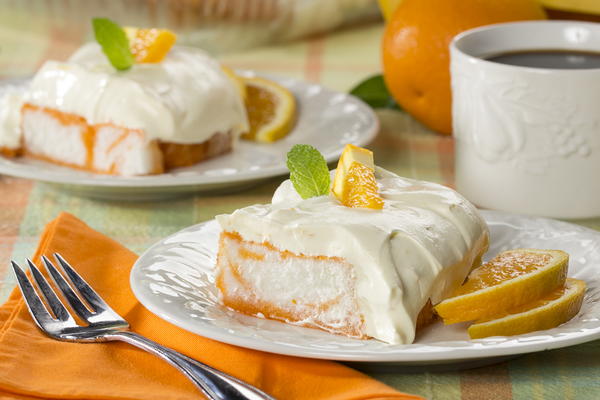 Orange Dream Angel Cake