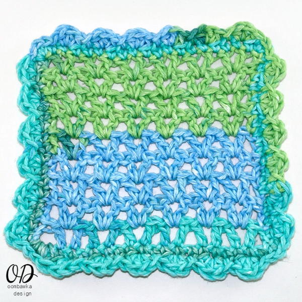 Lacy V-Stitch Dishcloth Lacy V-Stitch Dishcloth
