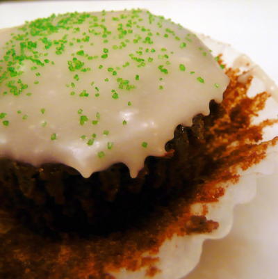 Guinness Cupcakes with Bailey's Icing