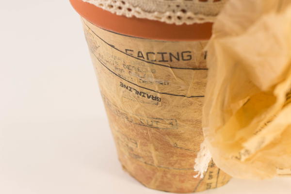 Decoupaged Flower Pot Crafts Decoupaged Flower Pot Crafts
