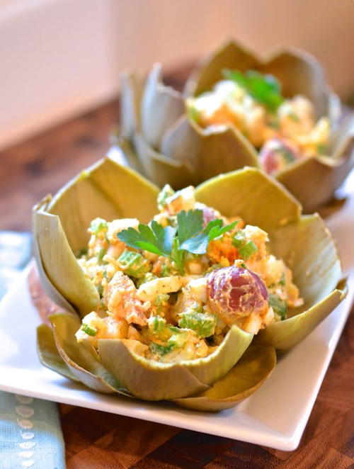 Easter Egg Chicken Potato Salad Easter Egg Chicken Potato Salad