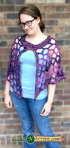 Twilight Reverie Crochet Poncho Twilight Reverie Crochet Poncho