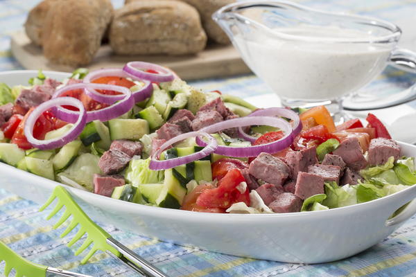 Chilled Beefed-Up Summer Salad Chilled Beefed-Up Summer Salad