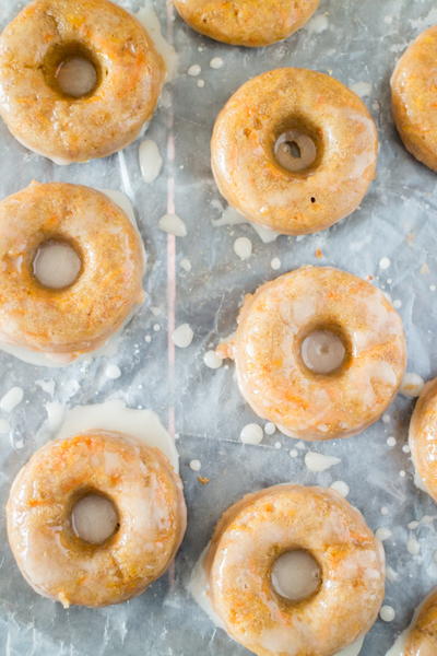 Glazed Carrot Cake Donuts Glazed Carrot Cake Donuts