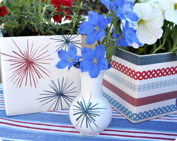 Modern Americana DIY Vases Modern Americana DIY Vases