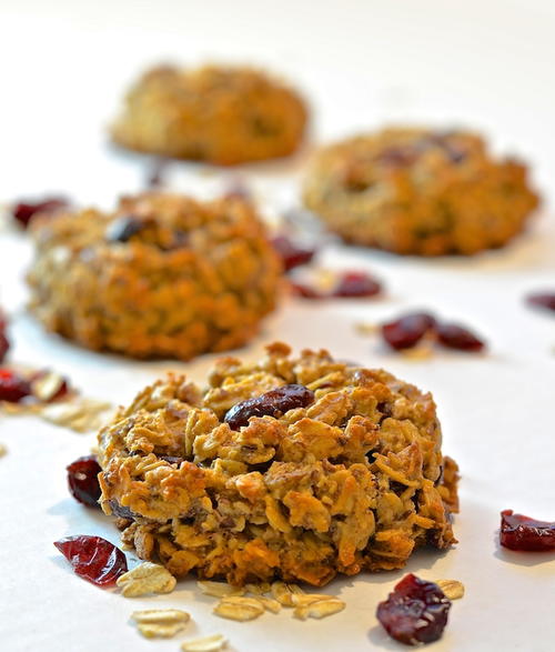 Coconut and Cranberry Breakfast Cookies