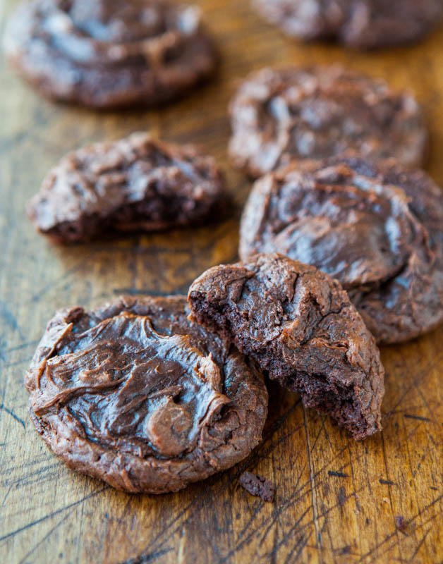 Chewy Brownie Cookies | TheBestDessertRecipes.com