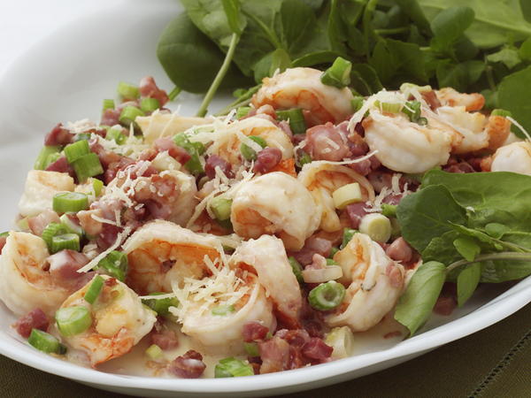 Shrimp with Parmesan Cream Shrimp with Parmesan Cream