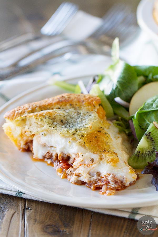 Ground Beef Crescent Casserole