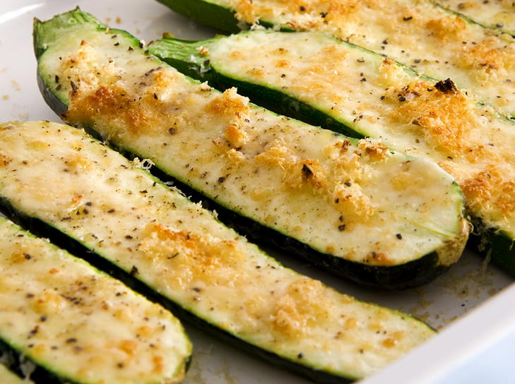 Baked Zucchini With Parmesan Cookstr Com