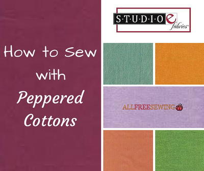 How to Sew with Peppered Cottons