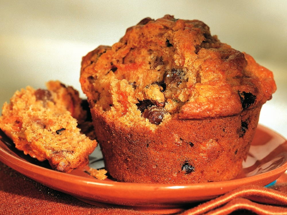 Spiced Carrot Bran Muffins | Cookstr.com