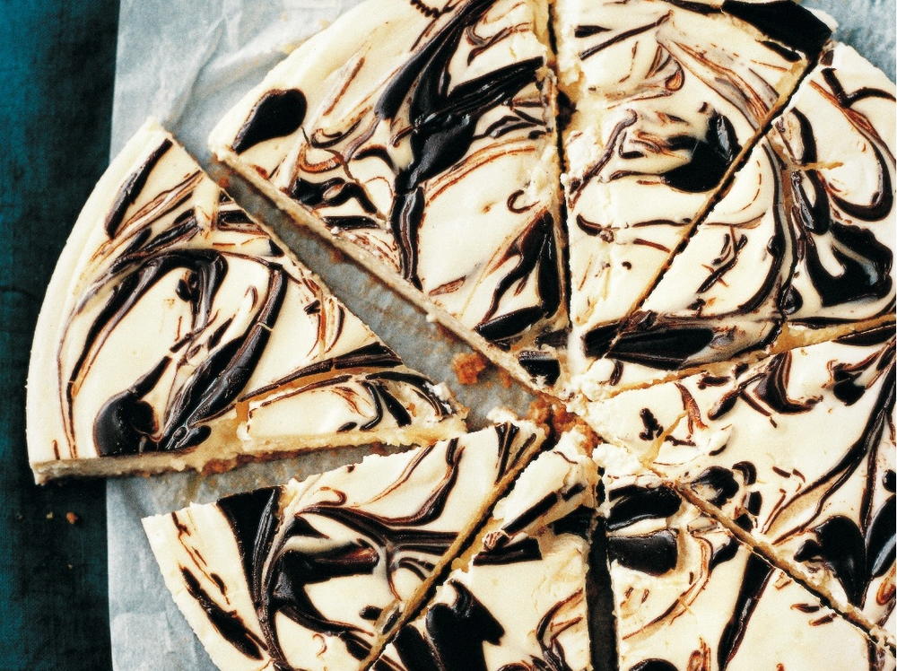 Gordon Ramsay S Chocolate Swirl Cheesecake Recipe Cookstr Com