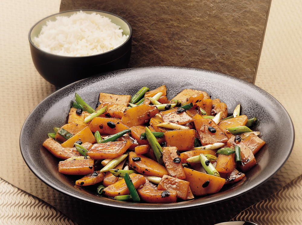 Butternut Squash With Salted Black Beans Cookstr Com