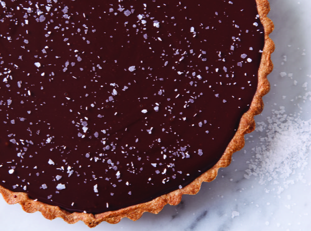 Chocolate Caramel Tart with Sea Salt