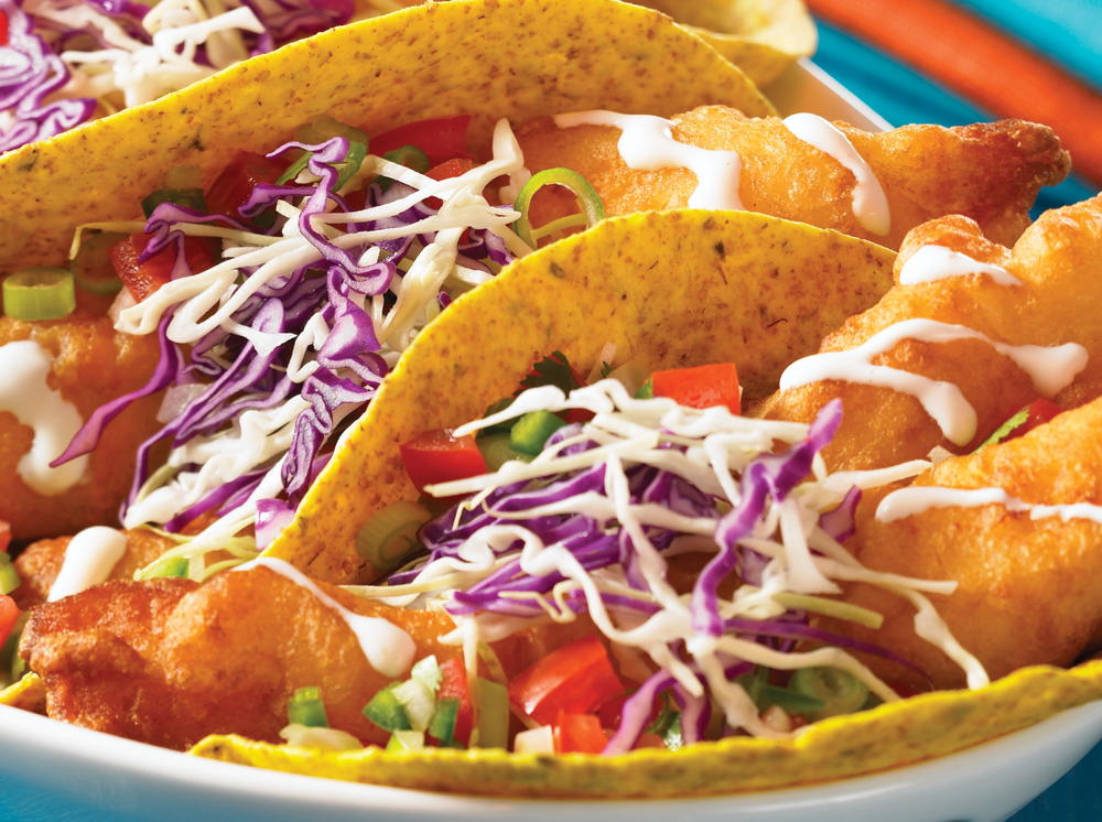 Fresh Baja Fish Tacos with Mexican White Sauce | Cookstr.com