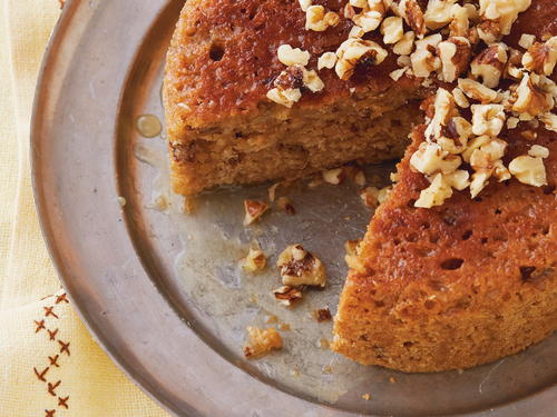 Cider-Glazed Apple Walnut Cake Cider-Glazed Apple Walnut Cake