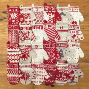 DIY Mittens Homemade Advent Calendar